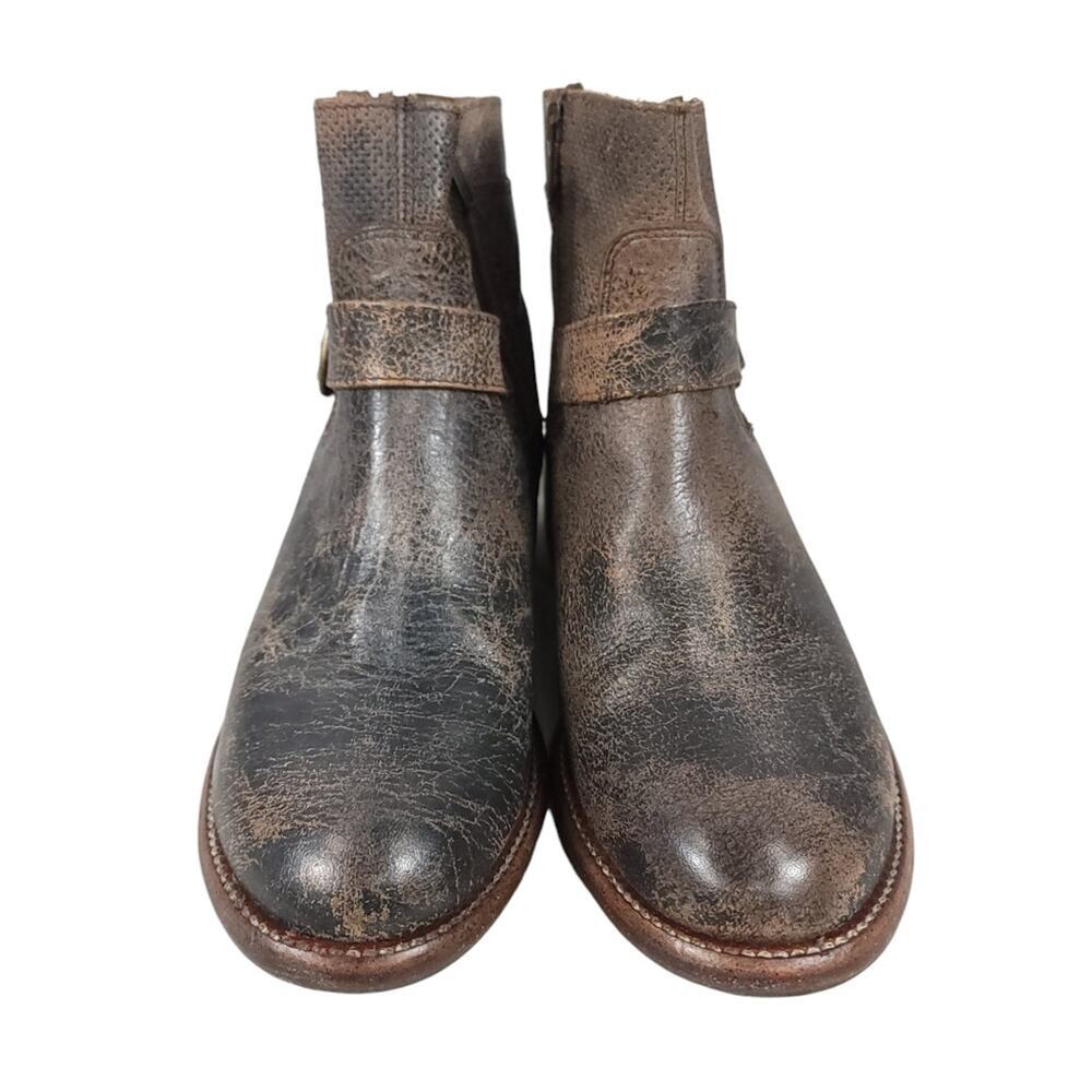 Bed Stu Becca Short Boot Black Lux Coastal Cowgirl Western Boho Ankle Bo… - Picture 6 of 13
